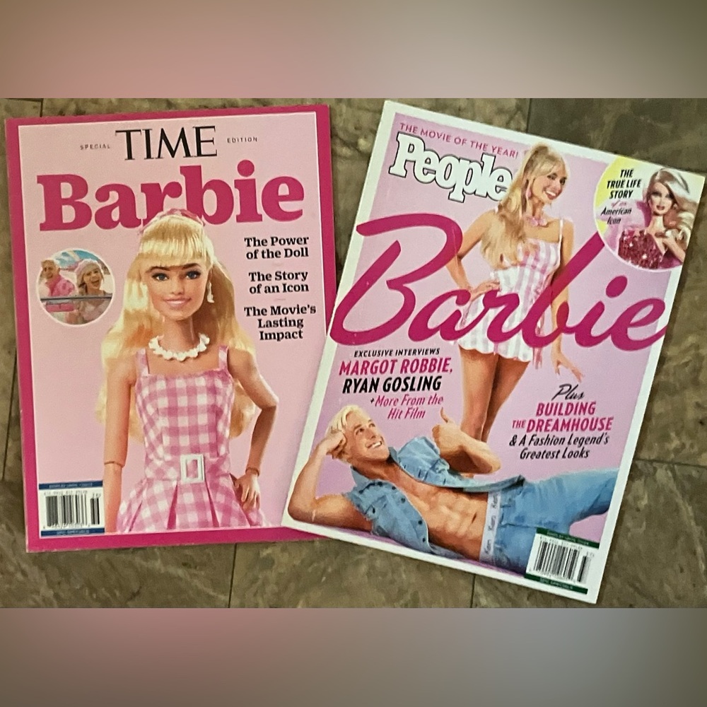 Time Magazine 2024 & People Magazine Barbie Special Edition *Brand New*